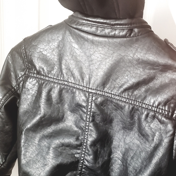 Urban Republic kids Faux Leather Jacket. Sz 6 - Picture 8 of 8